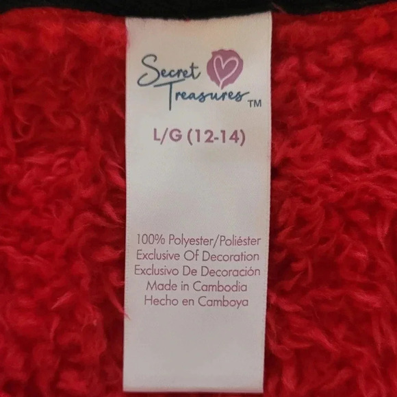 SECRET TREASURE Women's Satiny Soft Plush Holiday Sweater - Picture 6 of 7